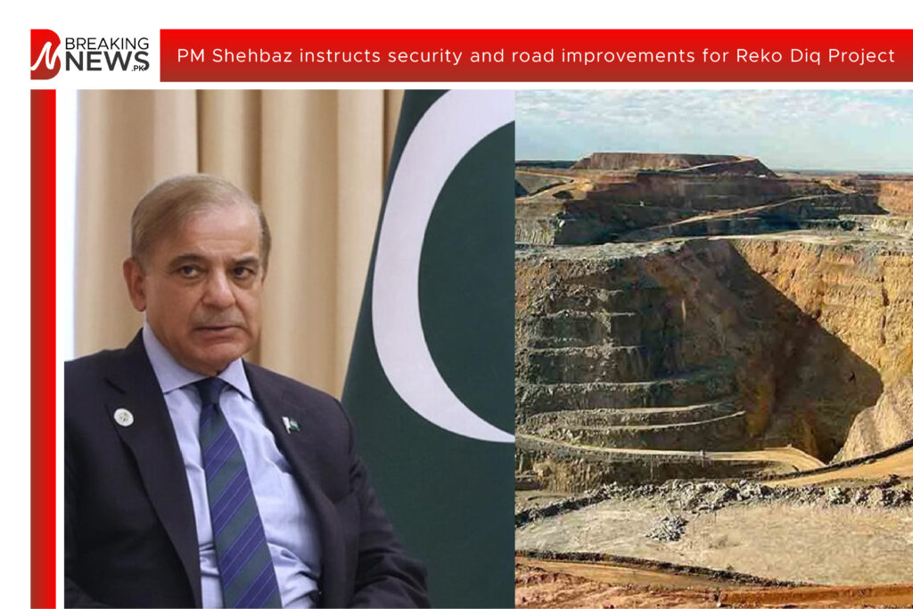 PM Shehbaz instructs security and road improvements for Reko Diq Project